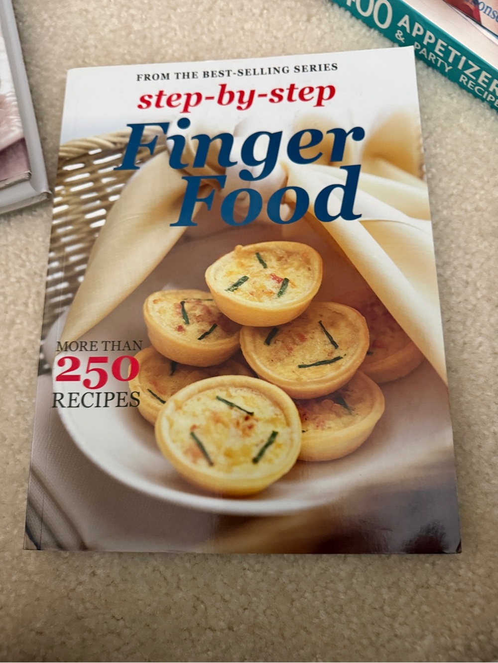 Finger Food Cookbook - White/Cream Cover